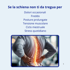 Soft Touch – Fascia Lombare Auto riscaldante Unisex