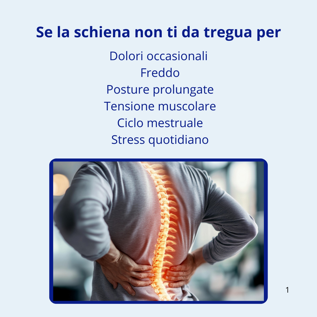 Soft Touch – Fascia Lombare Auto riscaldante Unisex