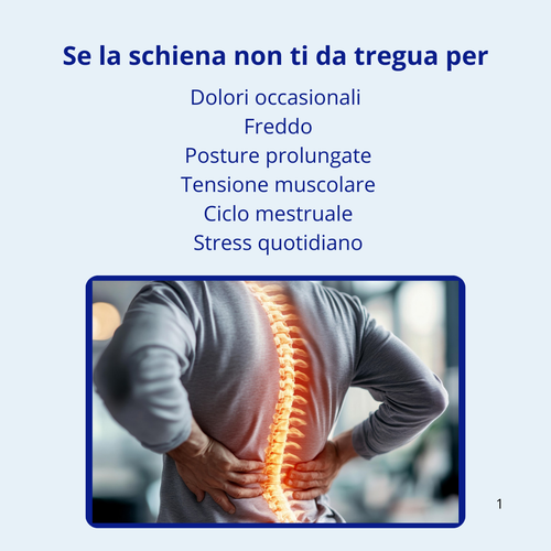 Soft Touch – Fascia Lombare Auto riscaldante Unisex