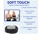 Soft Touch – Fascia Lombare Auto riscaldante Unisex